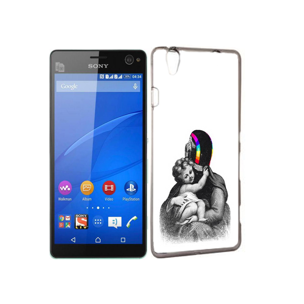 

Чехол MyPads Tocco для Sony Xperia C4 защитник в шлеме, Прозрачный, Tocco