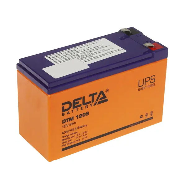 Аккумулятор для ИБП Delta DTM 1209 9 А/ч 12 В