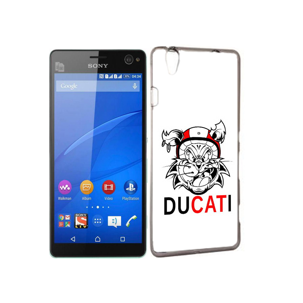 

Чехол MyPads Tocco для Sony Xperia C4 дукати, Прозрачный, Tocco