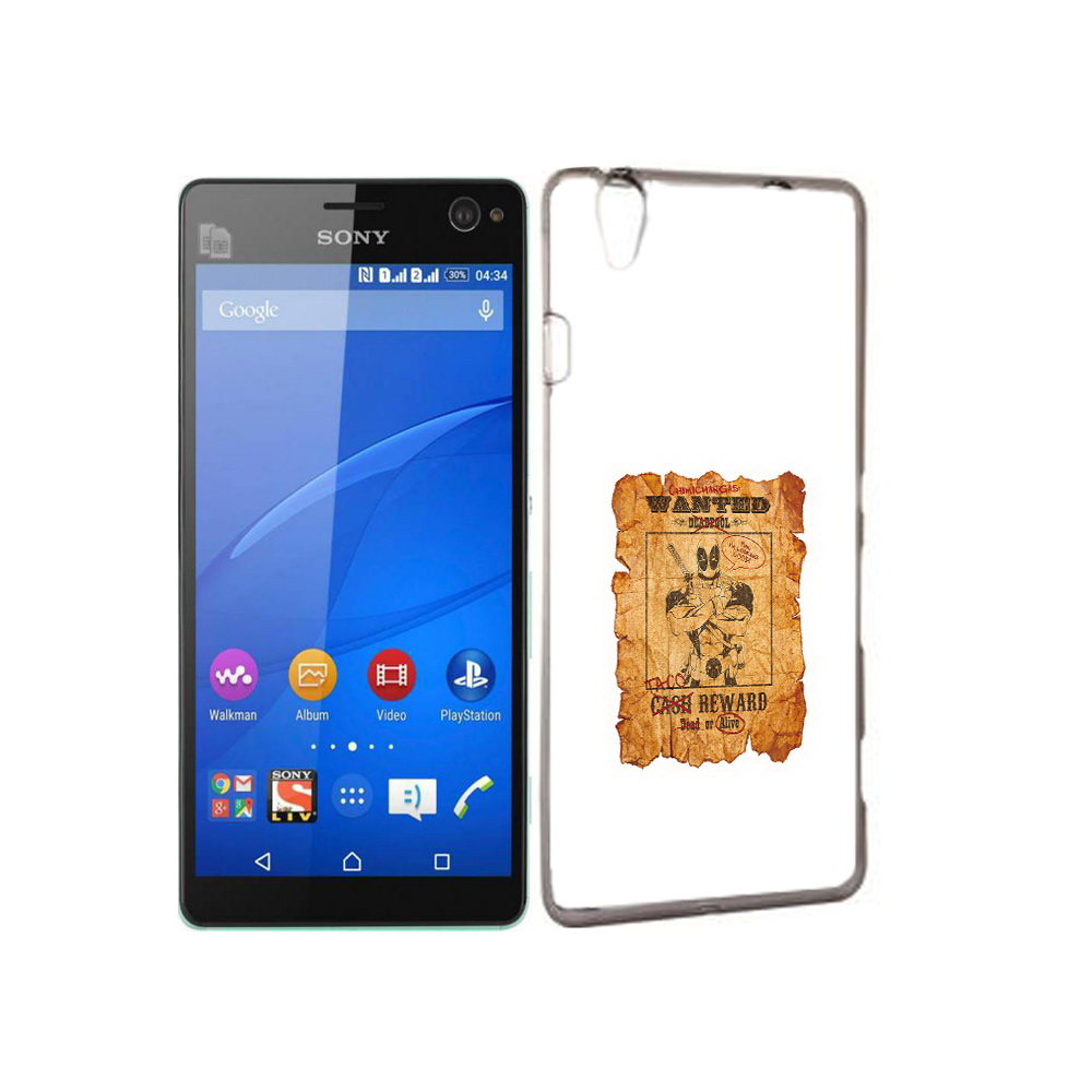

Чехол MyPads Tocco для Sony Xperia C4 дедпул, Прозрачный, Tocco