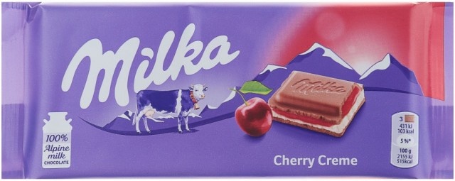 

Шоколад Milka Cherry cream молочный 100 г