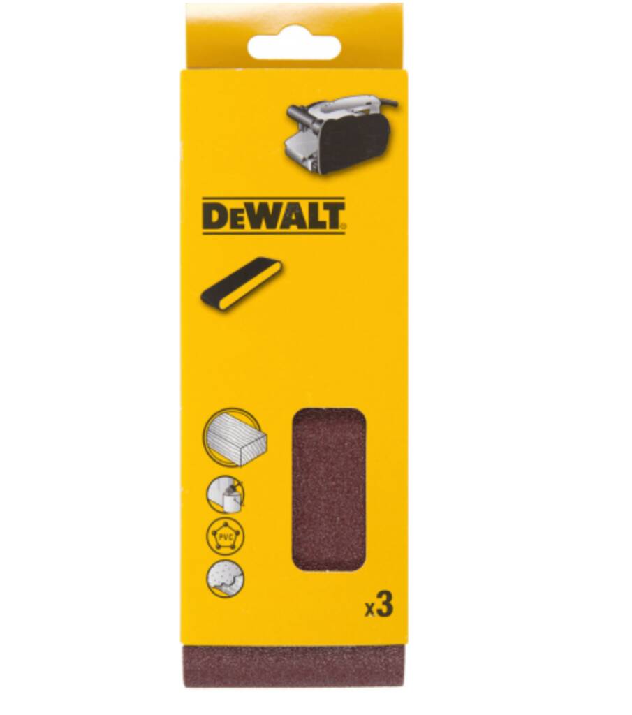 

Лента шлифовальная (3 шт; 64x356 мм; 150G) DEWALT DT3664