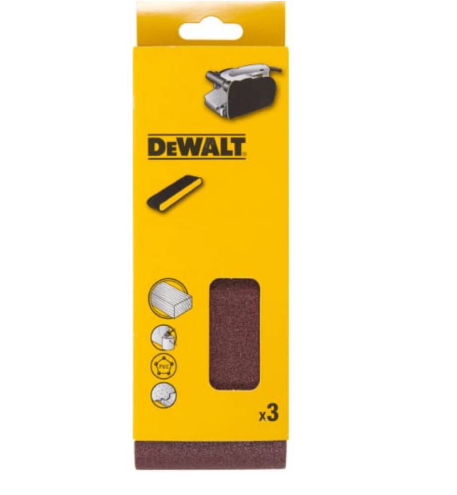 

Лента шлифовальная (3 шт; 64x356 мм; 100G) DEWALT DT3663