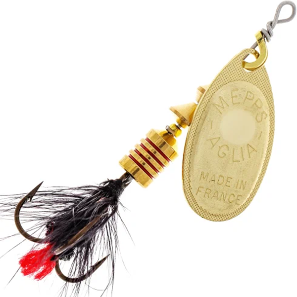 

Блесна Mepps Aglia Mouche №2 gold/black, Золотистый;черный, Aglia Mouche