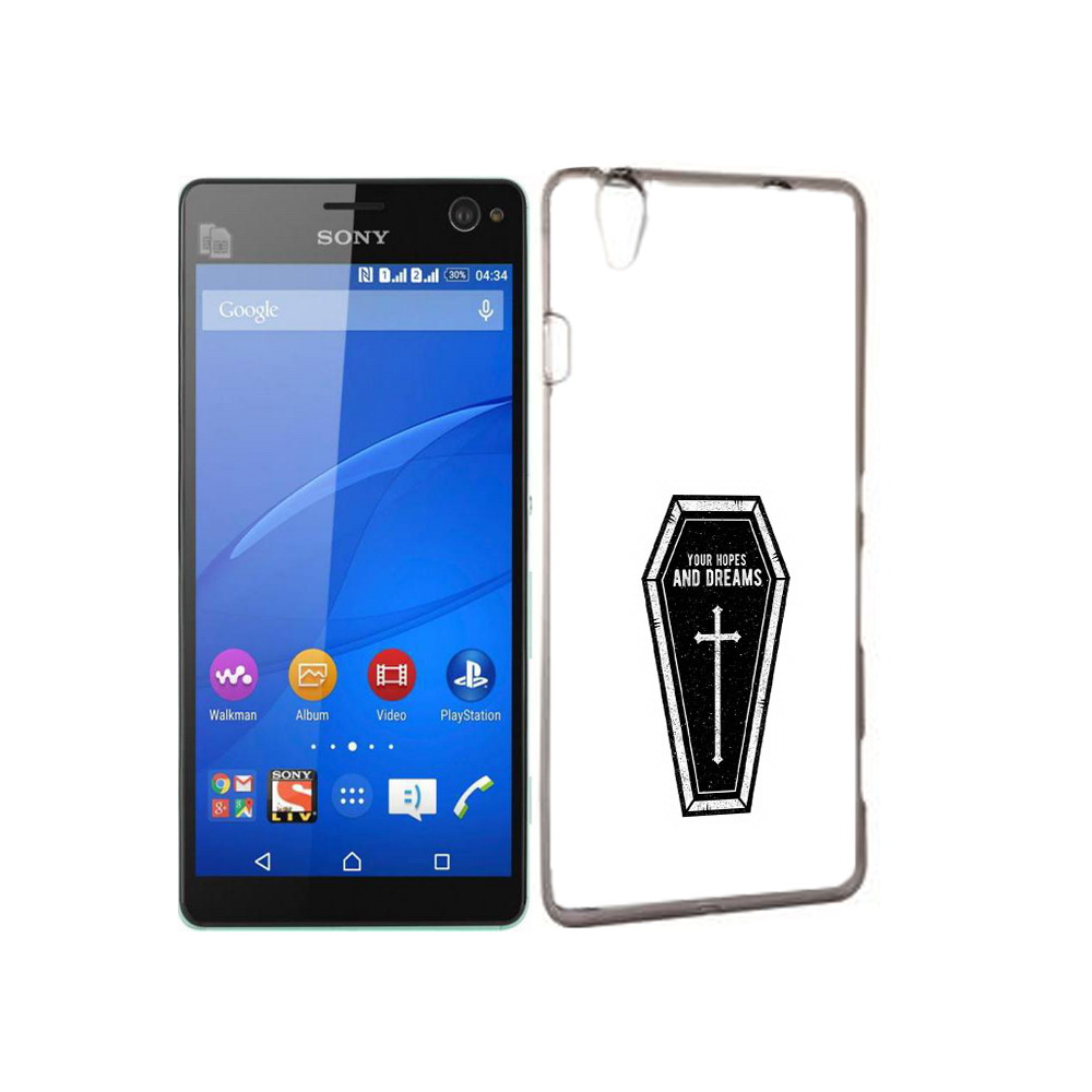 

Чехол MyPads Tocco для Sony Xperia C4 гроб с мечтами, Прозрачный, Tocco
