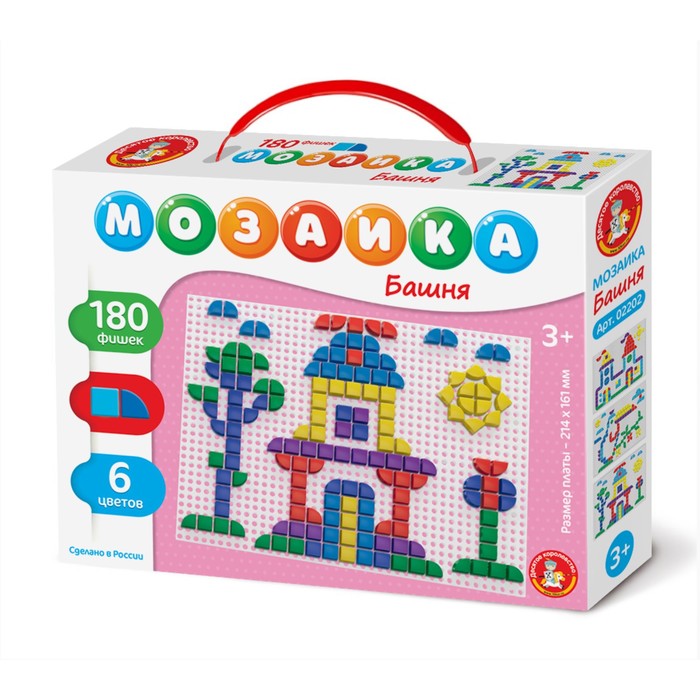 

Мозаика «Башня», фигурная, 180 элементов