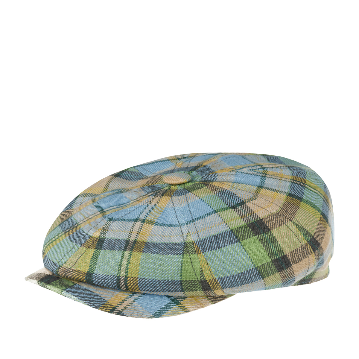 

Кепка восьмиклинка унисекс Stetson 6873302 HATTERAS LINEN CHECK голубая/зеленая, р.59, Разноцветный, 6873302 HATTERAS LINEN CHECK