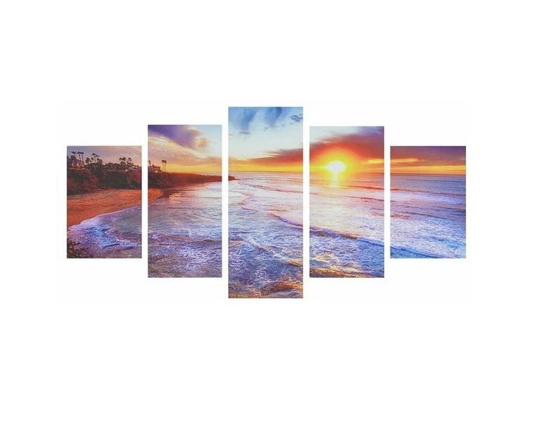 

Модульная картина "Морской берег" 20*30 - 2 части, 20*40 - 2 части, 20*50, 110*50