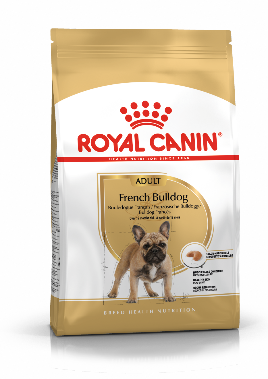 фото Сухой корм для собак royal canin french bulldog adult, свинина, птица, 3кг