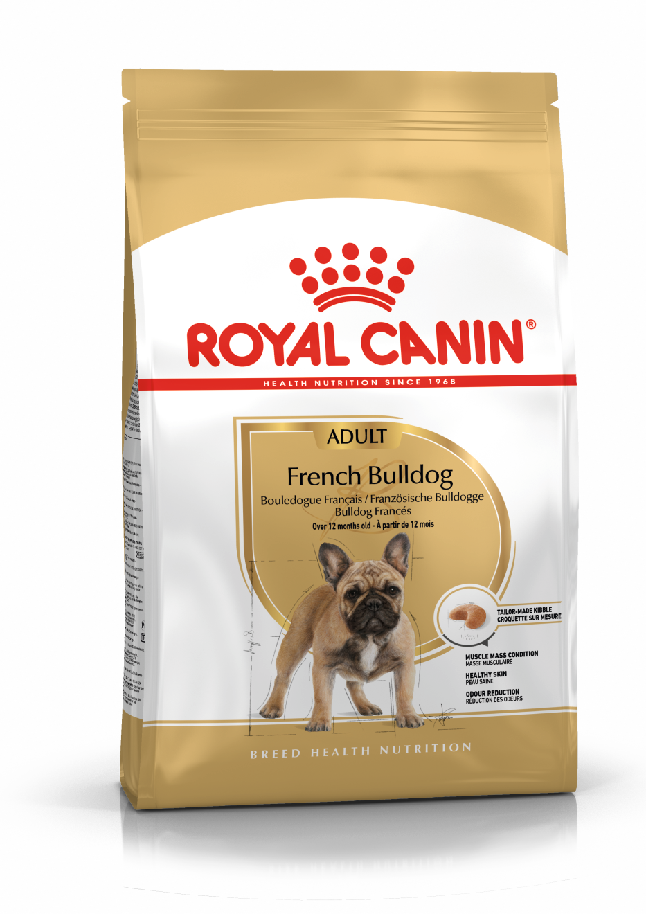 Сухой корм для собак ROYAL CANIN French Bulldog Adult, птица, 3кг