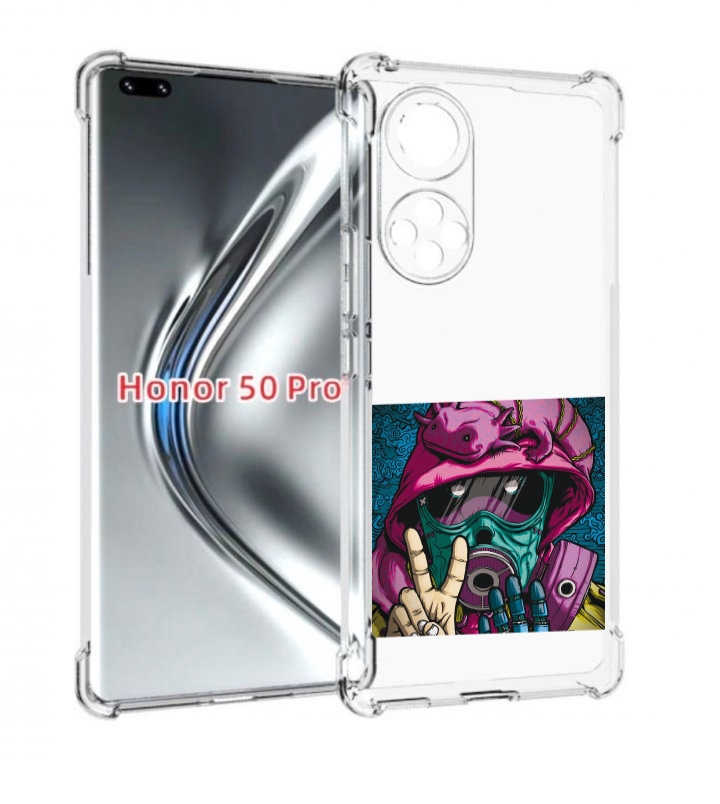 

Чехол бампер MyPads Всем-мир для Honor 50 Pro/Nova 9 Pro, Прозрачный, Tocco