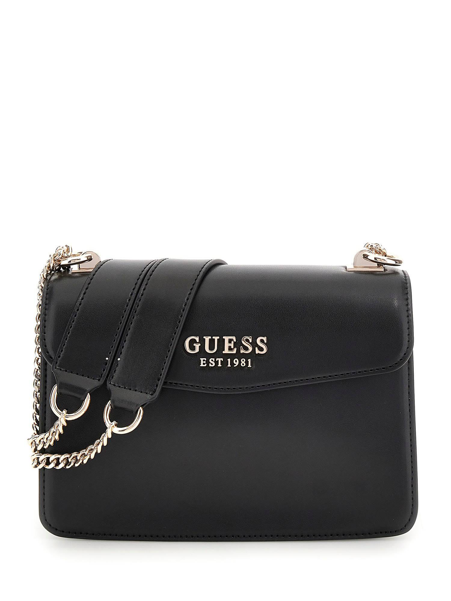 

Сумка тоут Guess для женщин, чёрная, HWVG9353210, Черный, Evelune