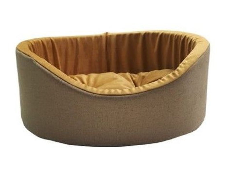 

Лежанка для животных HOMEPET Montana №2 горчичный 49х43х17см