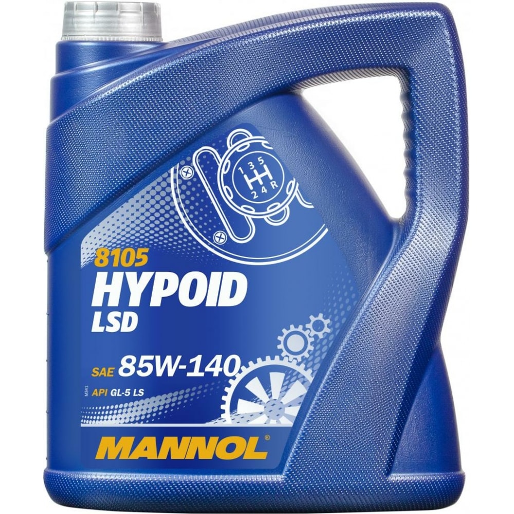 фото Трансмиссионное масло mannol hypoid lsd 85w140 4 л 81054