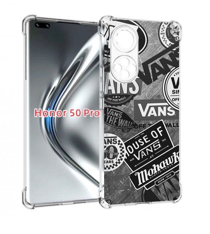 

Чехол бампер MyPads Ванс-постер для Honor 50 Pro/Nova 9 P, Прозрачный, Tocco