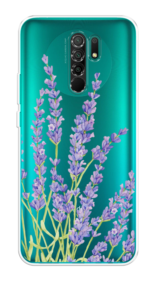 

Чехол на Xiaomi Redmi 9 "Лавандовые стебли", Фиолетовый;зеленый, 38350-1