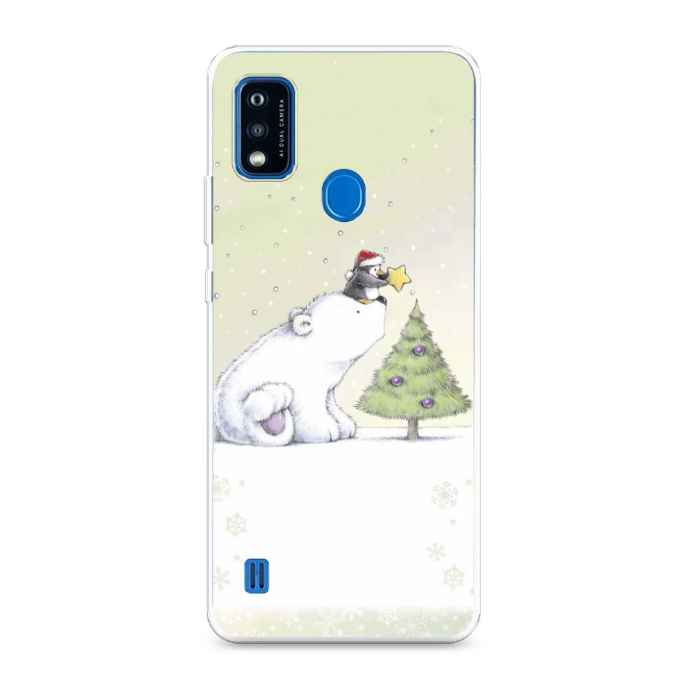 

Чехол на ZTE Blade A51 "Украшение елки", Белый;бежевый, 134550-5