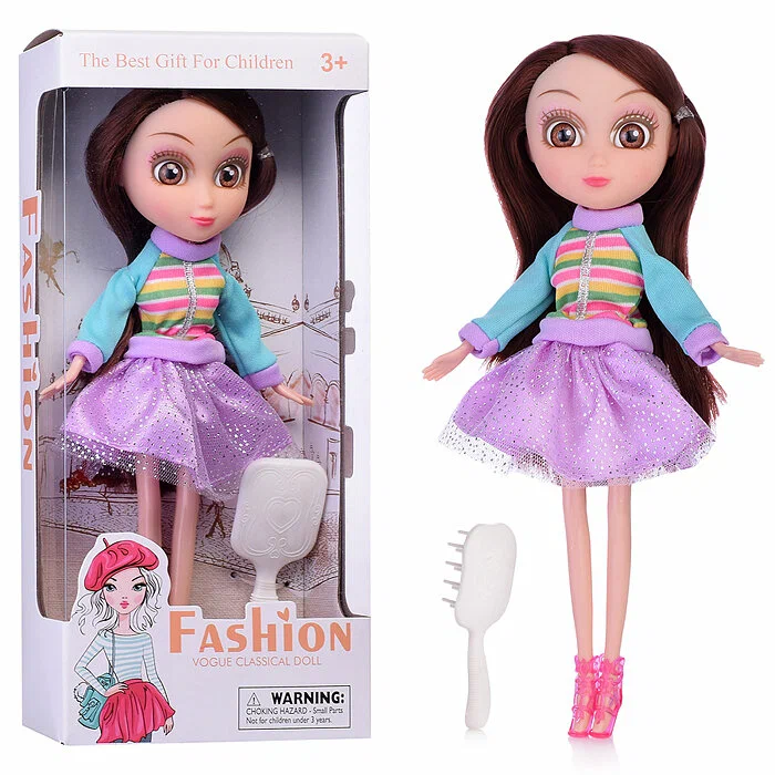 

Кукла 83004 "Эмма" с расческой, в коробке, Куклы