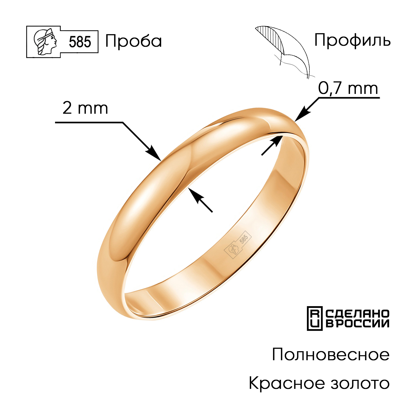 

Кольцо из золота р.21,5 ВИКИ 122000, 122000