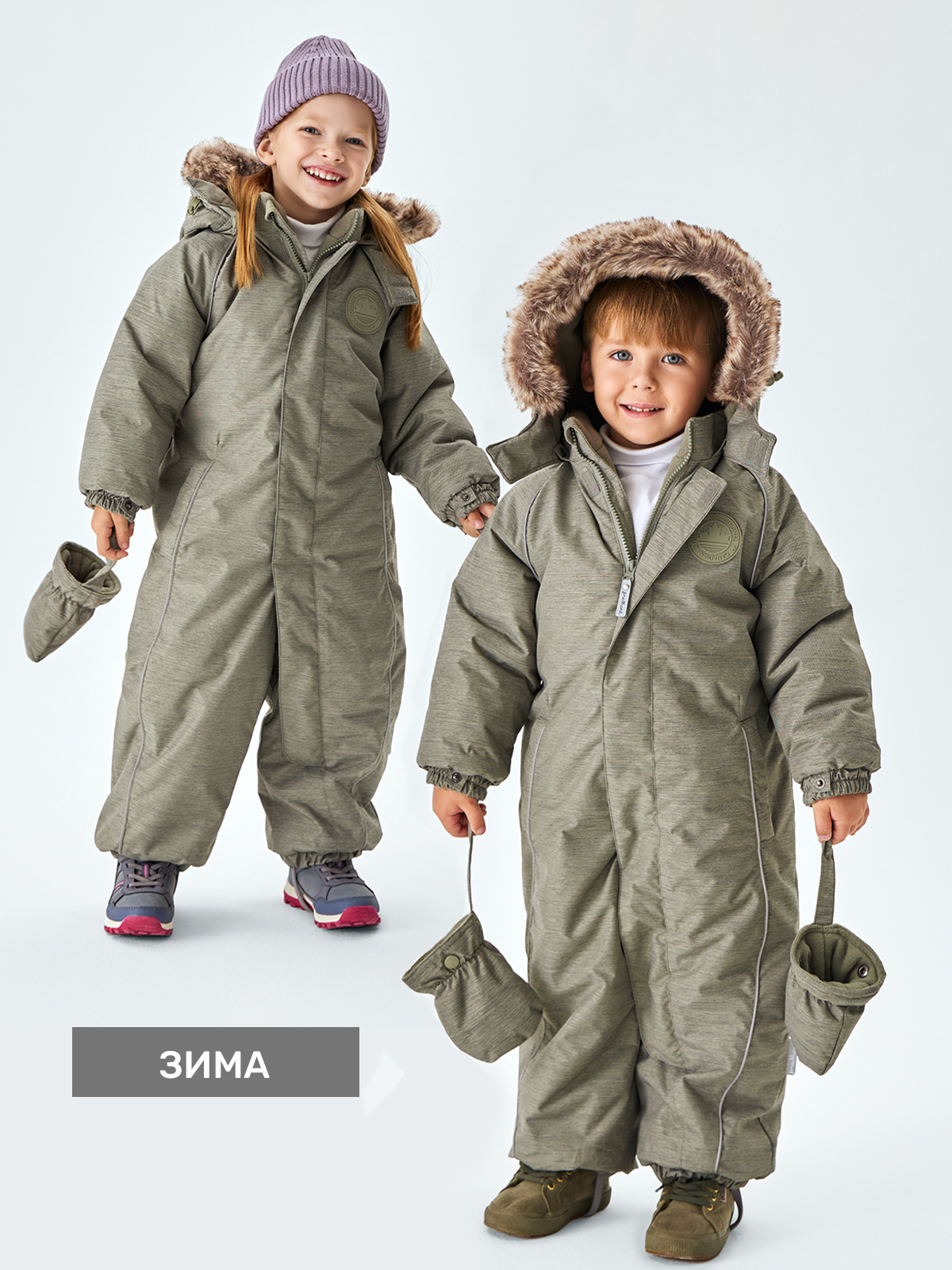 

Комбинезон детский Premont WP330500, хаки, 92, Зеленый, WP330500