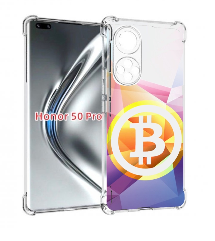 

Чехол бампер MyPads Биткоин для Honor 50 Pro/Nova 9 Pro п, Прозрачный, Tocco