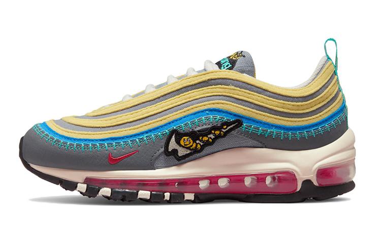 

Кроссовки унисекс Nike Air Max 97 SE GS серые 38 EU, Серый, Air Max 97 SE GS