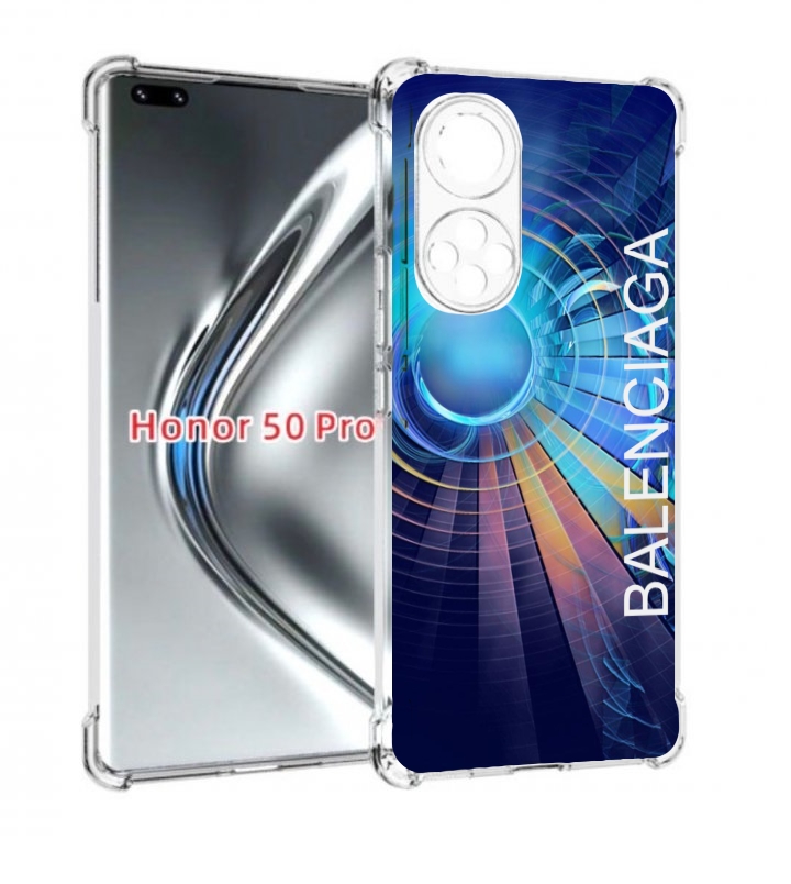 

Чехол бампер MyPads Баленсиага-абстракция для Honor 50 Pr, Прозрачный, Tocco