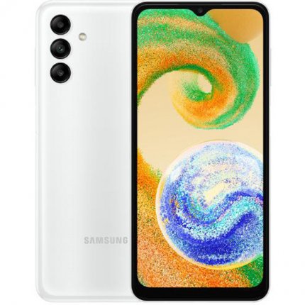 Смартфон Samsung Galaxy A04S 4/64Gb White ( SM-A047FZWGMEB)