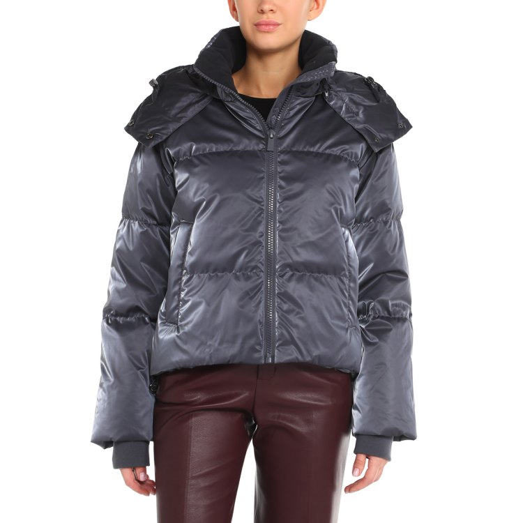 

Пуховик женский Maison David MLY010 серый XXL, MLY010