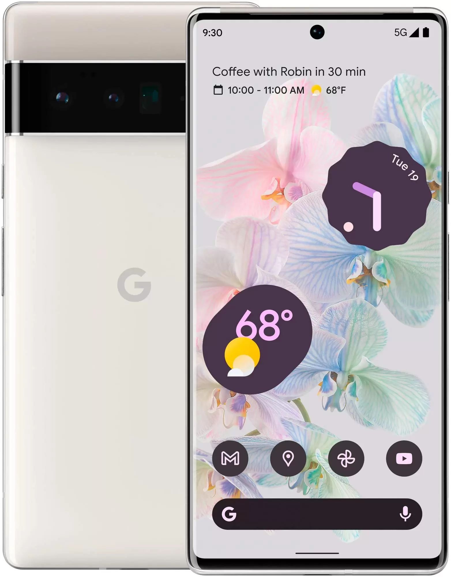 

Смартфон Google Pixel 6 Pro 12/128Gb Cloudy White