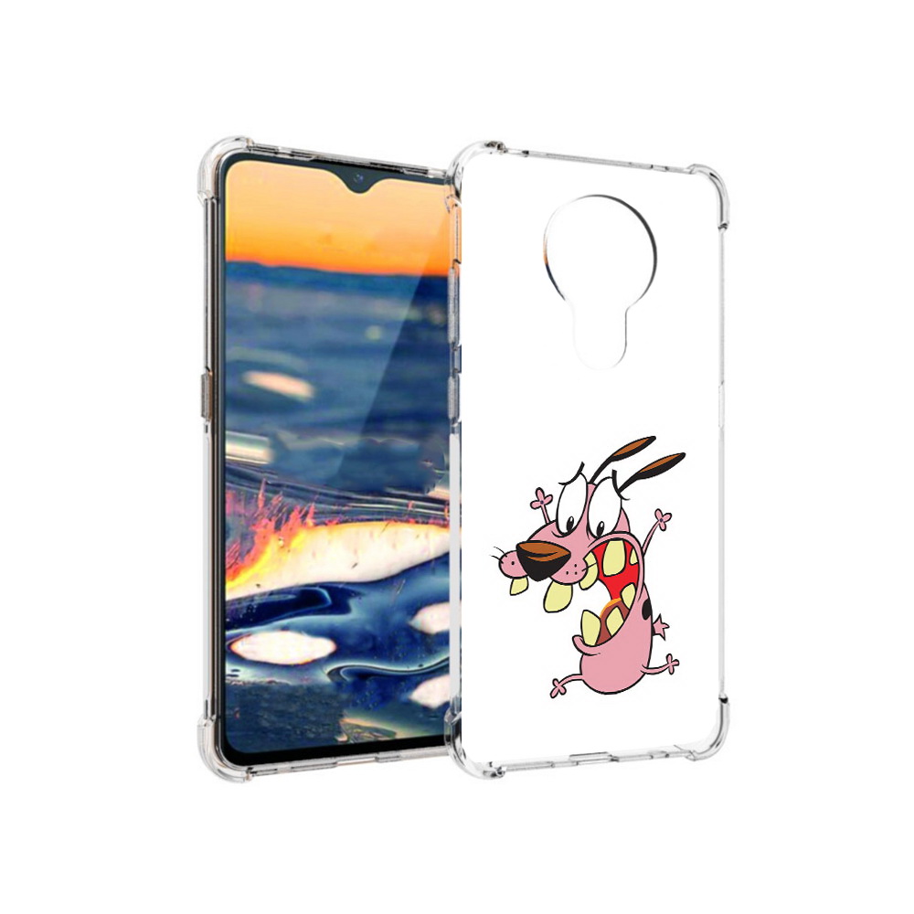 

Чехол MyPads Tocco для Nokia 5.3 зубастый бобик (PT227052.106.371), Прозрачный, Tocco