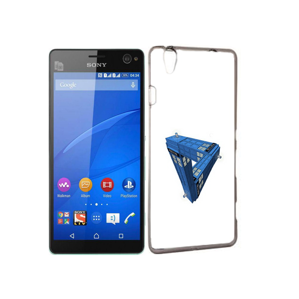 

Чехол MyPads Tocco для Sony Xperia C4 головолока абстракция, Прозрачный, Tocco
