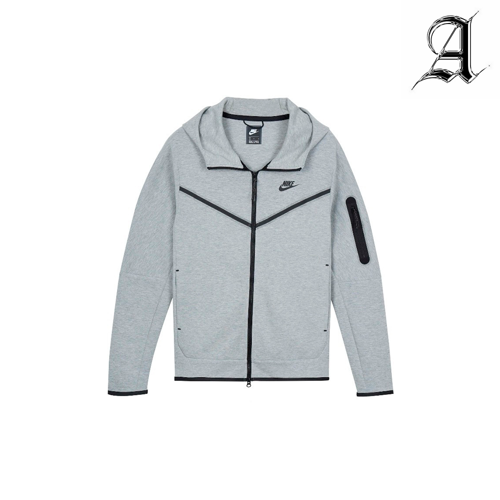 

Толстовка унисекс Nike Tech Fleece серая XL, Серый, Tech Fleece