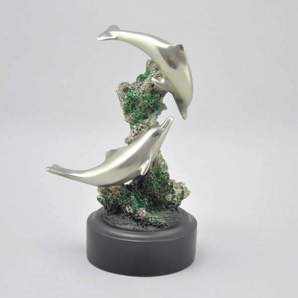 фото Скульптура два дельфина ul-42013 knp-ul-42013 ulike