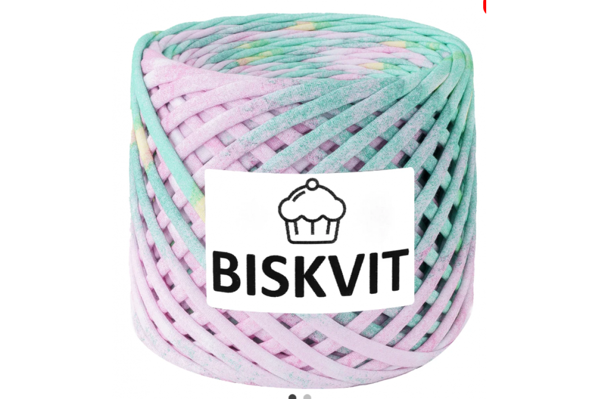 Трикотажная пряжа Biskvit Кэнди, 330гр, 100м