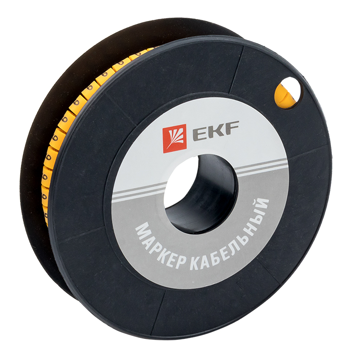 Маркер кабельный EKF PROxima 6,0 мм2 