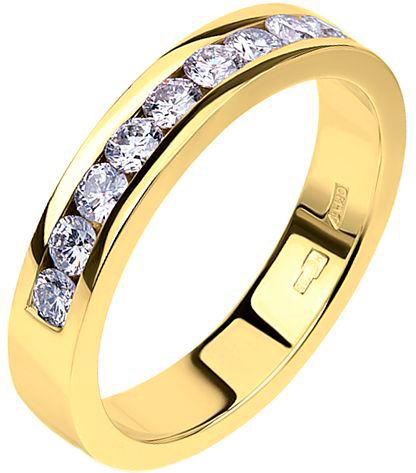 Кольцо из желтого золота с бриллиантом р. 17,5 ArtAuro 1728-2/1_au