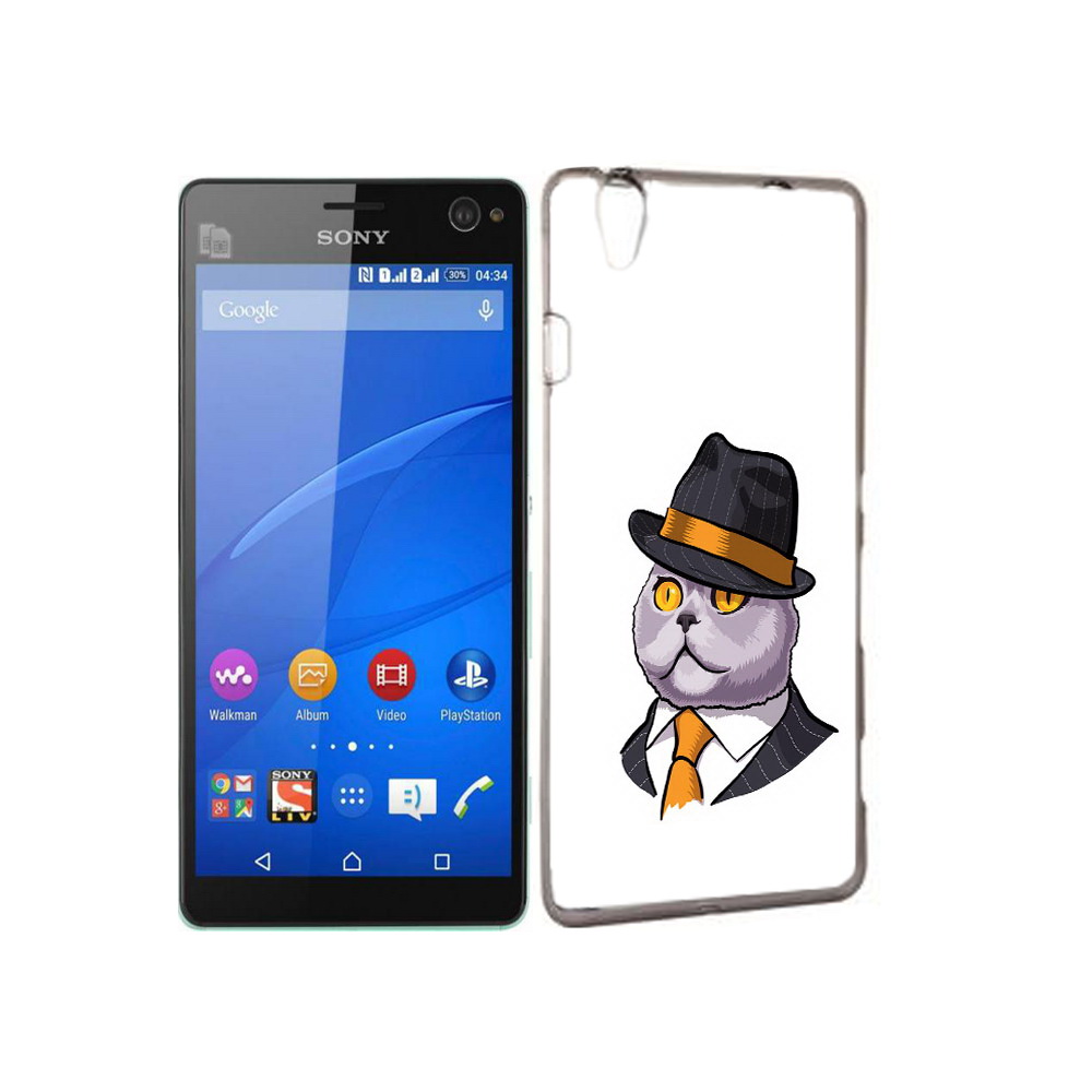 

Чехол MyPads Tocco для Sony Xperia C4 британец, Прозрачный, Tocco