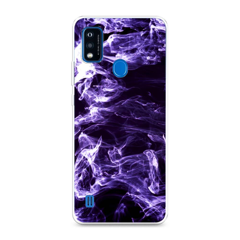 

Чехол на ZTE Blade A51 "Фиолетовый дым", Фиолетовый;белый;черный, 134550-3