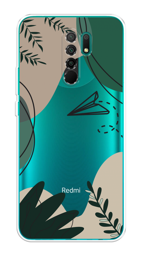 

Чехол на Xiaomi Redmi 9 "Secret Garden", Зеленый;бежевый;черный, 38350-1
