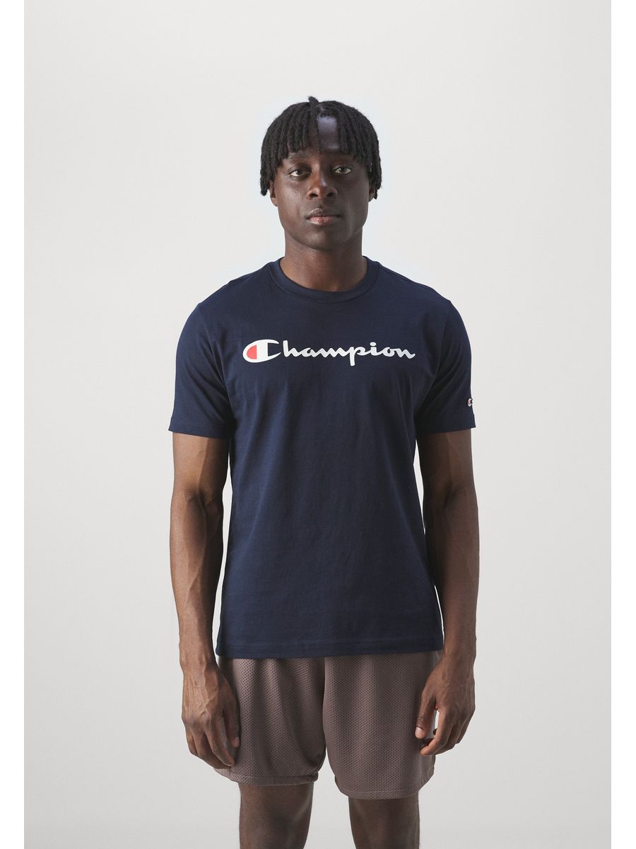 

Футболка мужская Champion C7642D0BV синяя XL, Синий, C7642D0BV