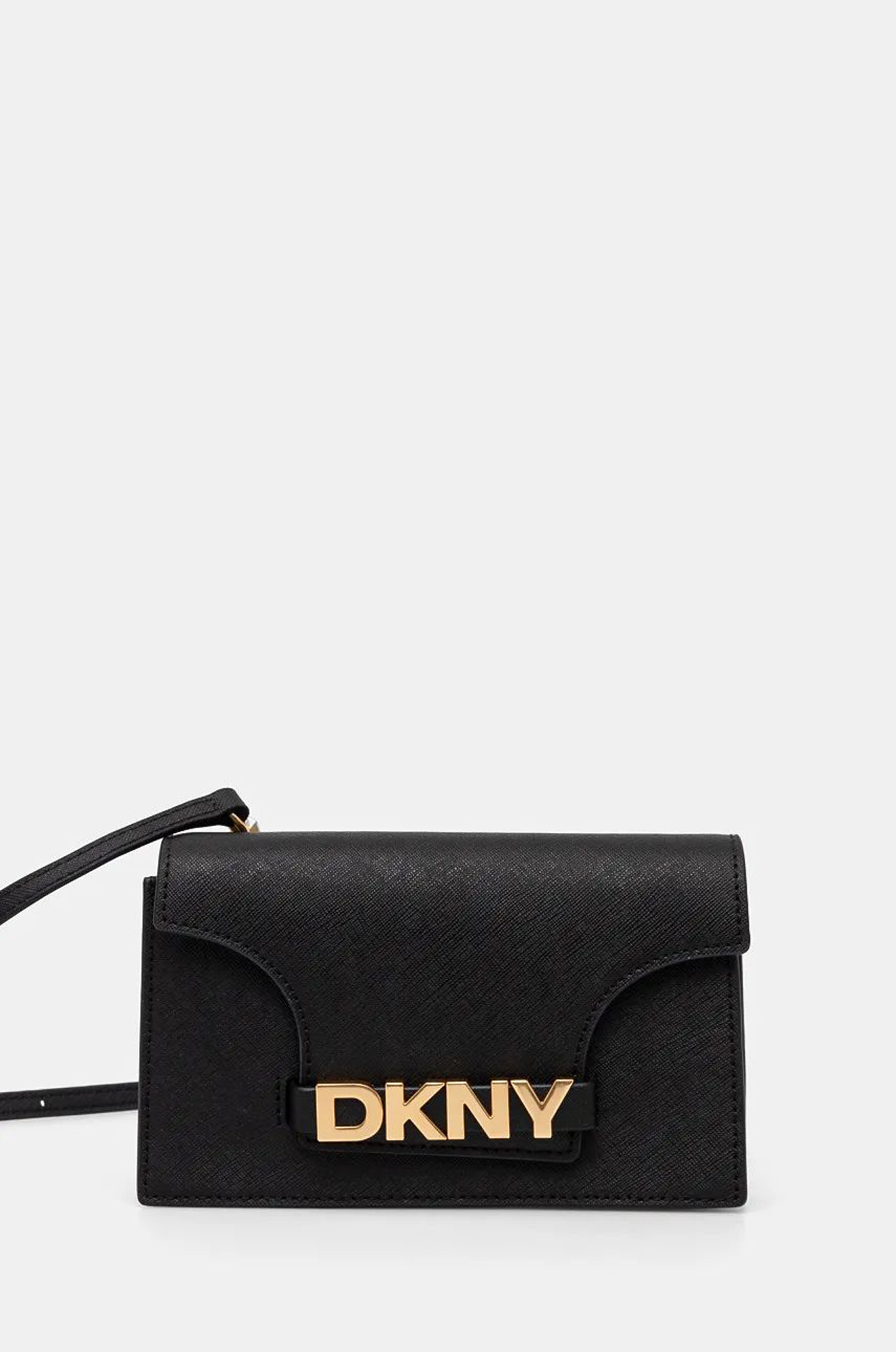 

Сумка DKNY женская, на плечо, чёрно-золотая-BGD, R435OG58, Черный, Small Wallet On String