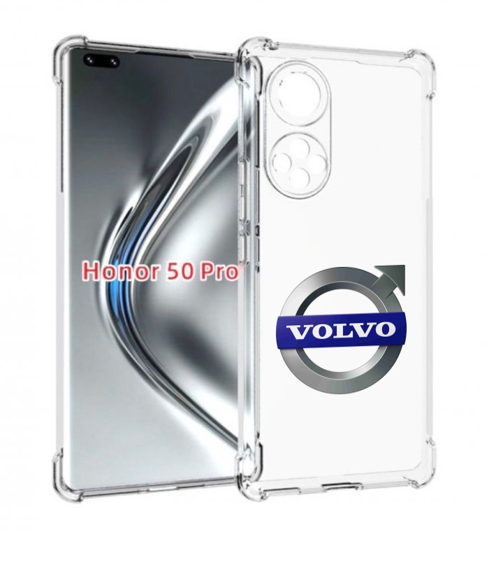 

Чехол бампер MyPads volvo мужской для Honor 50 Pro/Nova 9, Прозрачный, Tocco