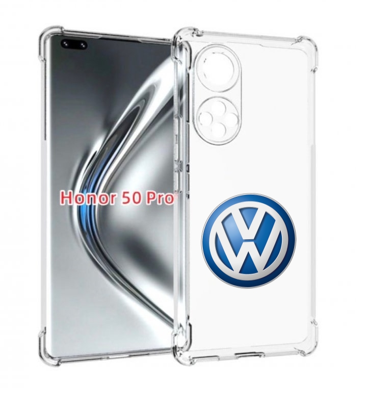 

Чехол бампер MyPads volkswagen мужской для Honor 50 Pro/N, Прозрачный, Tocco