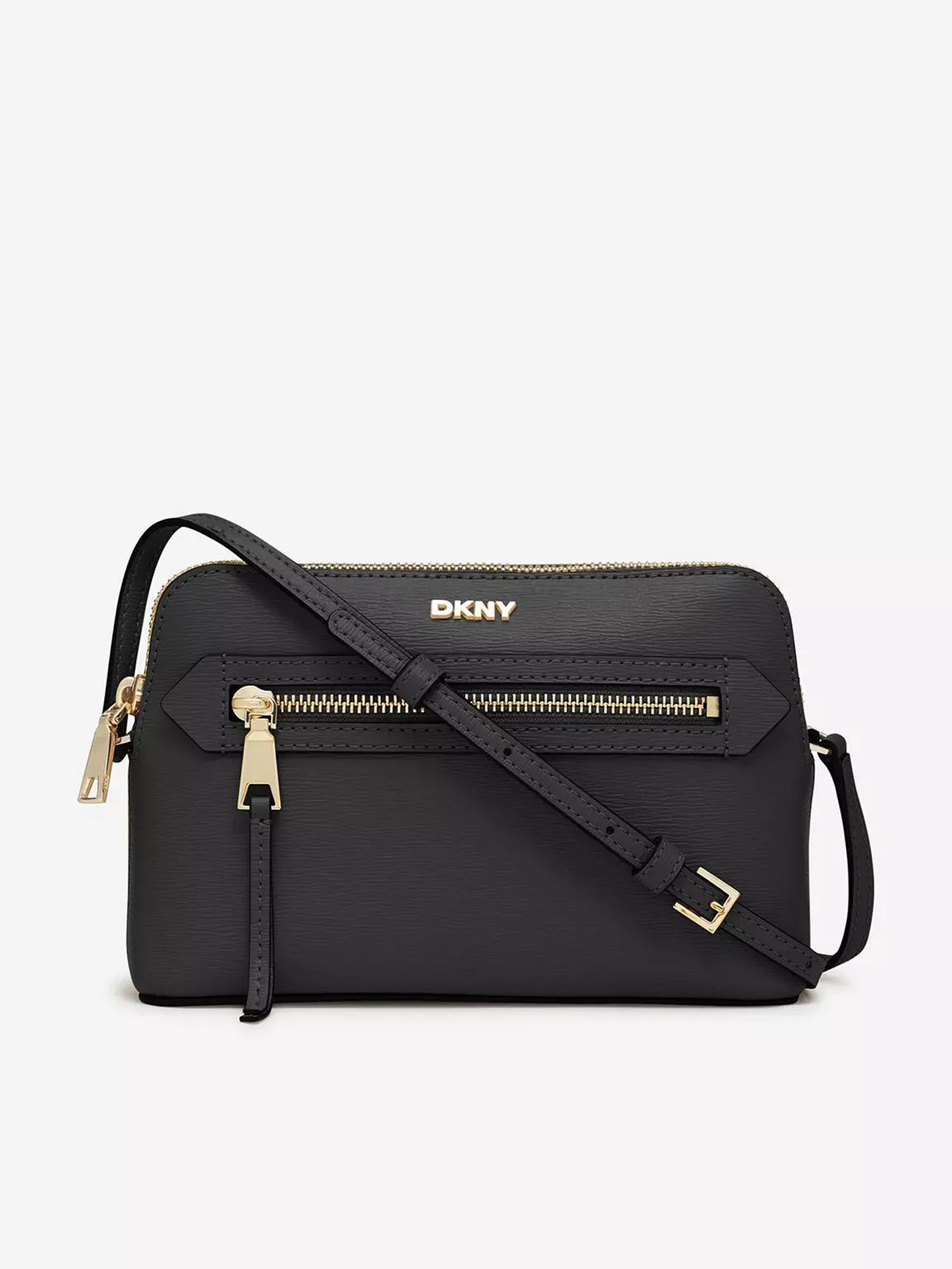 

Сумка DKNY женская, на плечо, чёрно-золотая-BGD, R42EKE17, Черный, Ave Tz Dome Cbody