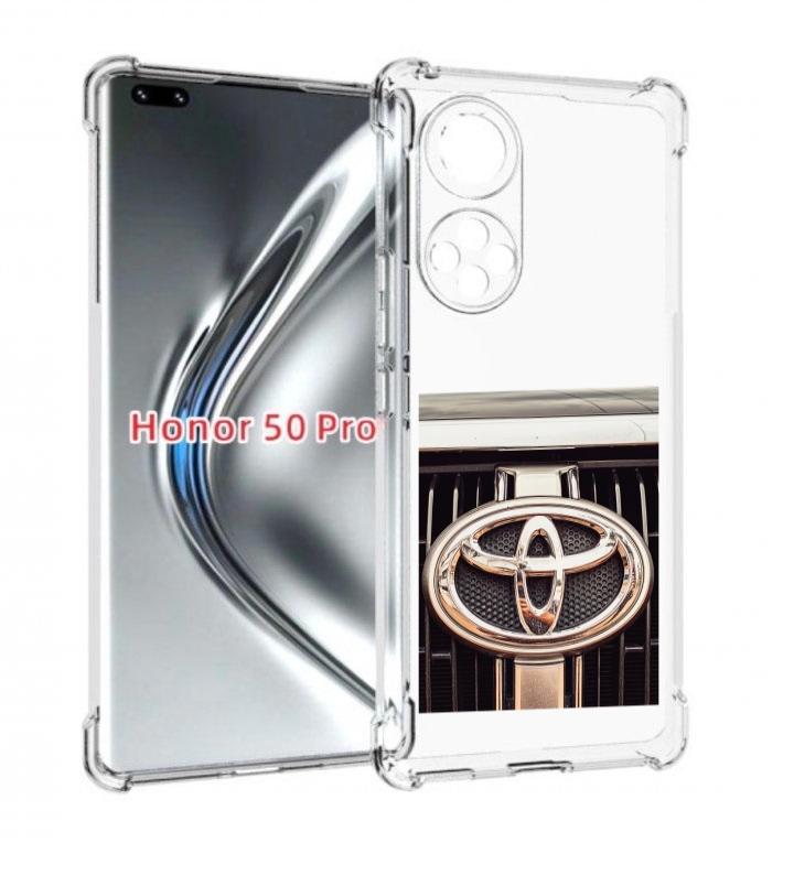 

Чехол бампер MyPads toyota тоиота 3 для Honor 50 Pro/Nov, Прозрачный, Tocco
