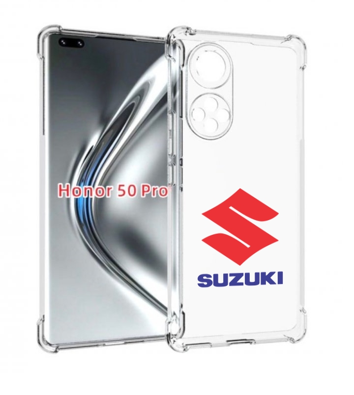 

Чехол бампер MyPads suzuki-сузуки-3 мужской для Honor 50, Прозрачный, Tocco