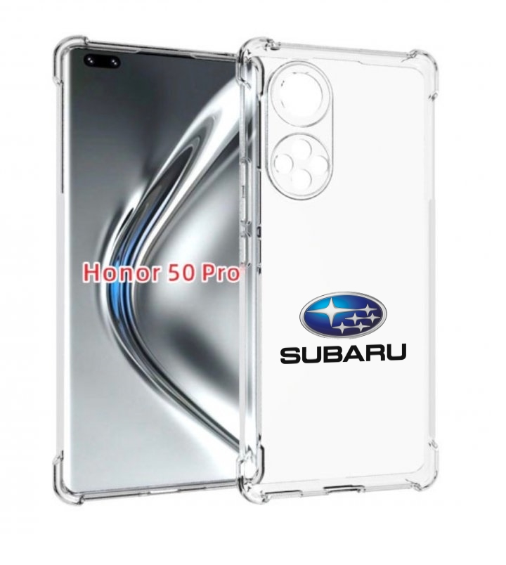 

Чехол бампер MyPads subaru-4 мужской для Honor 50 Pro/Nov, Прозрачный, Tocco