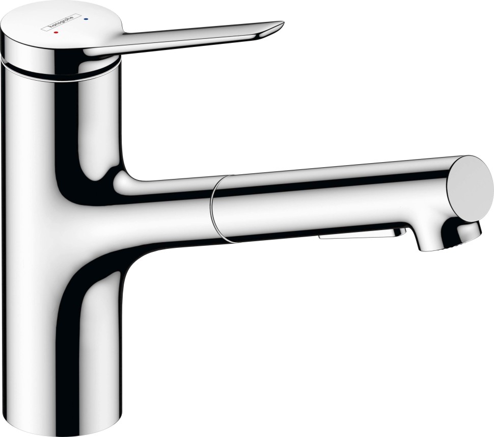 фото Смеситель с вытяжным душем hansgrohe уцененный товар zesis m33 150 2jet 74800000b