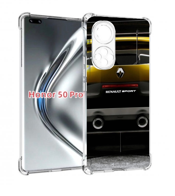 

Чехол бампер MyPads renault-рено-3 мужской для Honor 50 P, Прозрачный, Tocco